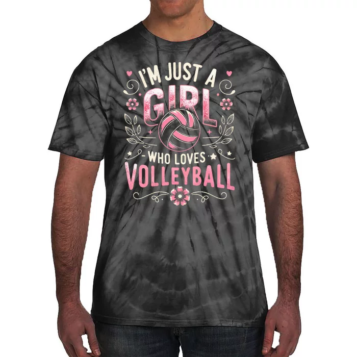 Volleyball For Teens Wo Girl Who Loves Volleyball Tie-Dye T-Shirt