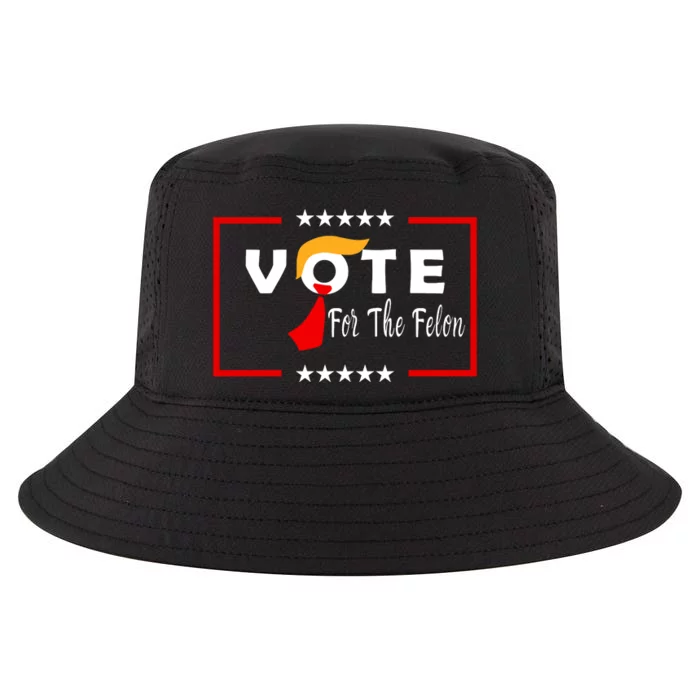 Vote Felon Trump 2024 45 And 47 Cool Comfort Performance Bucket Hat