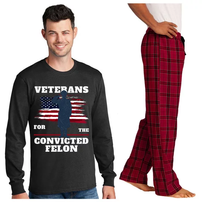 Veterans For The Convicted Felon Long Sleeve Pajama Set