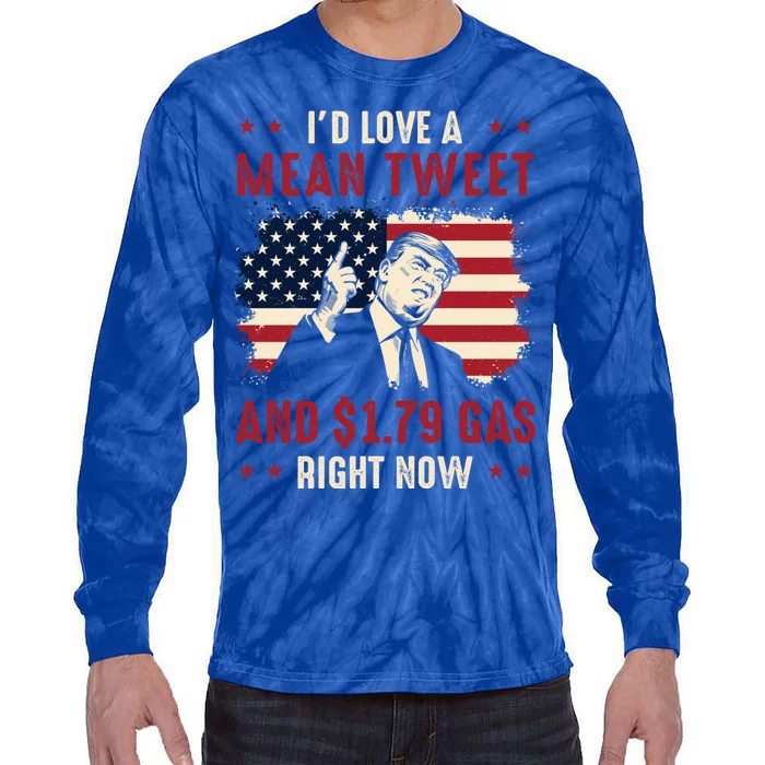 Vote For Trump Great Gift Tie-Dye Long Sleeve Shirt