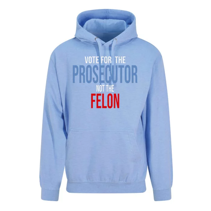 Vote For The Prosecutor Not The Felon Unisex Surf Hoodie