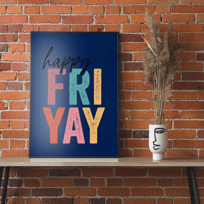 Vintage Fri-Yay! Teachers Weekend Day Of The Week Teachers Poster