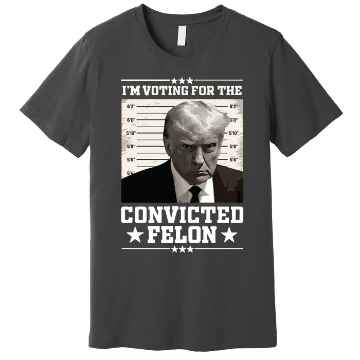 Vote For The Felon Trump 2024 Premium T-Shirt