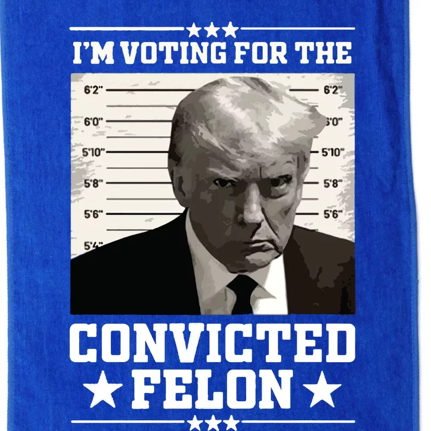 Vote For The Felon Trump 2024 Platinum Collection Golf Towel