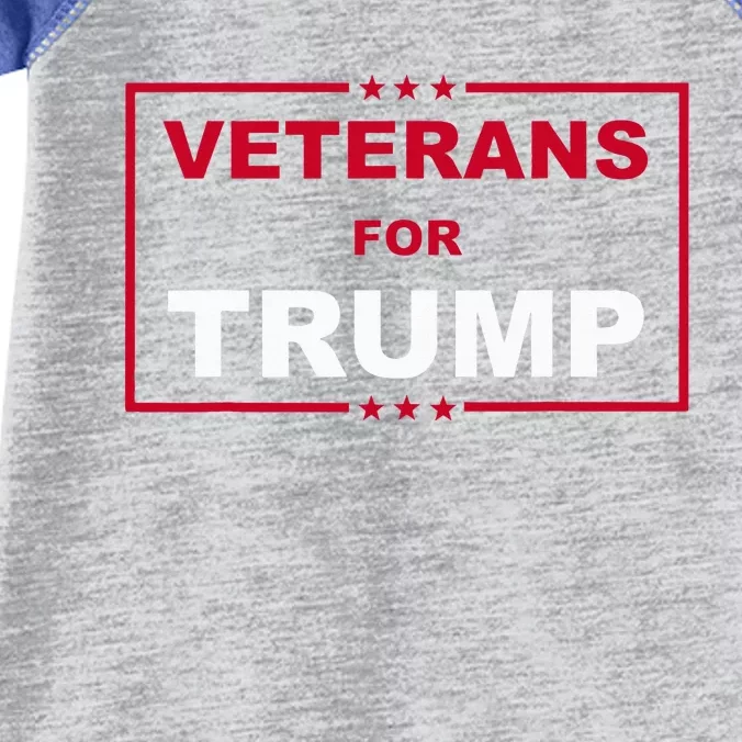 Veterans For Trump Pro Trump Infant Baby Jersey Bodysuit