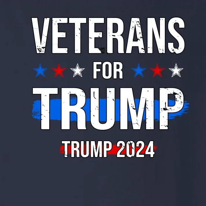 Veterans For Trump 2024 Toddler Long Sleeve Shirt