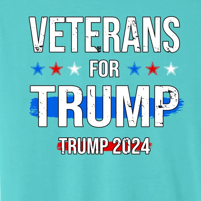 Veterans For Trump 2024 ChromaSoft Performance T-Shirt