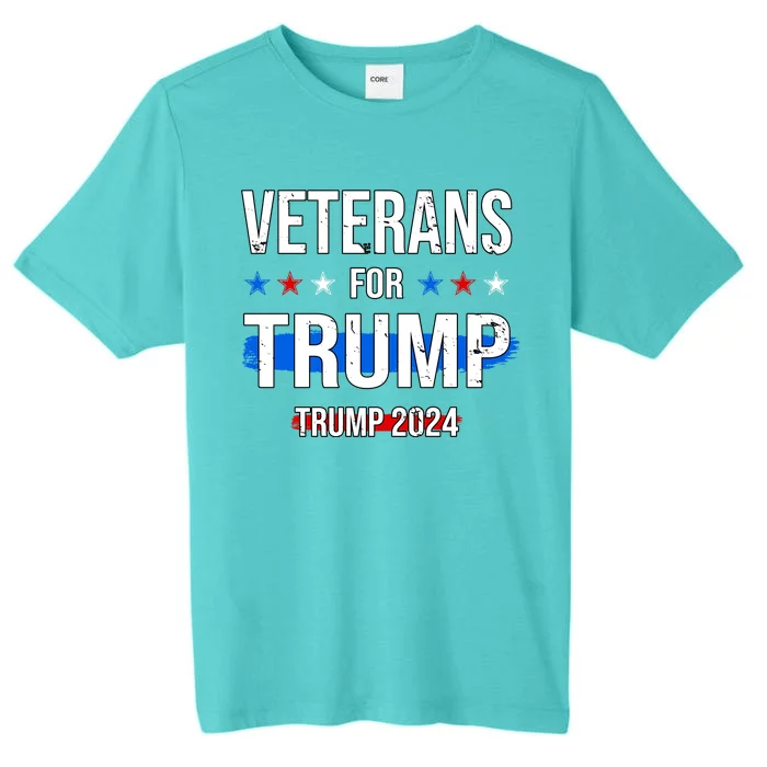 Veterans For Trump 2024 ChromaSoft Performance T-Shirt