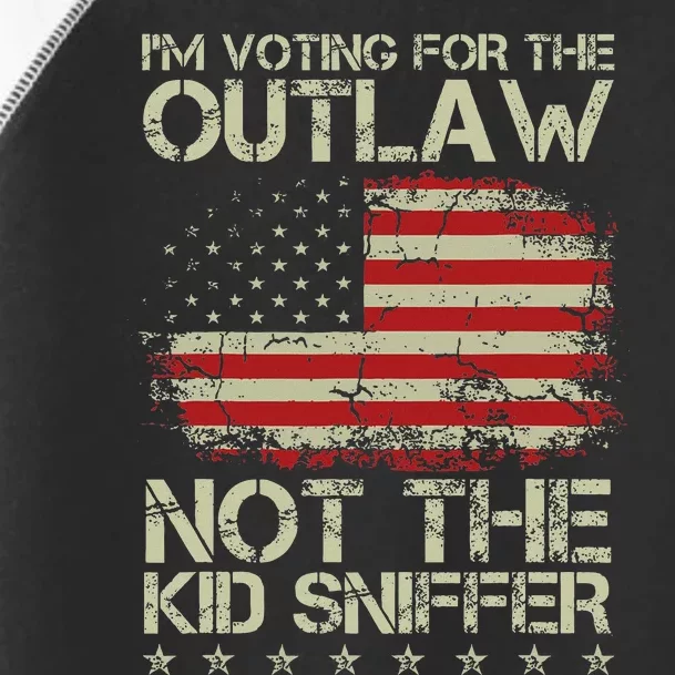 Voting For The Outlaw Political Humor Toddler Fine Jersey T-Shirt