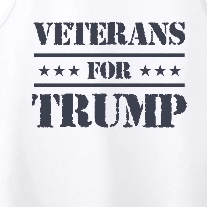 Veterans For Trump 2024 Performance Tank