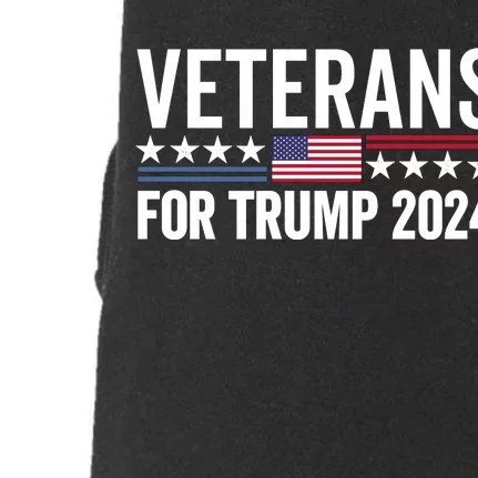 Veterans For Trump 2024 Doggie 3-End Fleece Hoodie