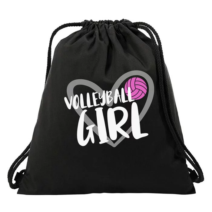 Volleyball For Teen Girls  Love Volleyball Drawstring Bag