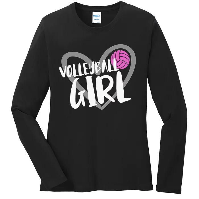 Volleyball For Teen Girls  Love Volleyball Ladies Long Sleeve Shirt