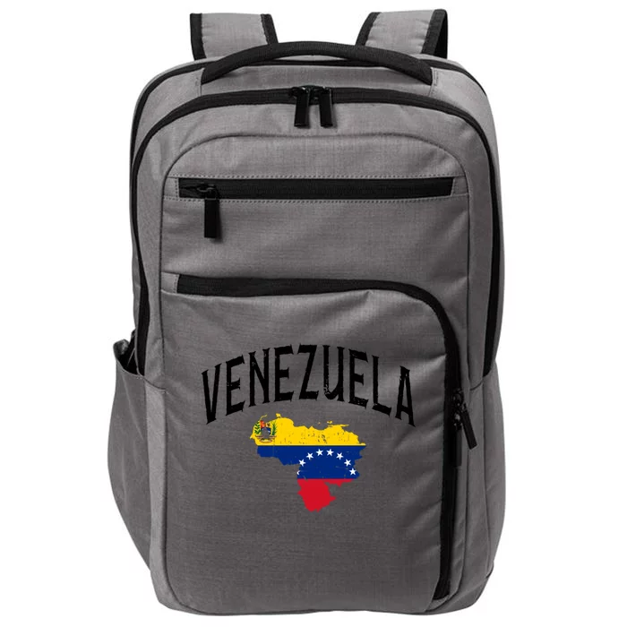 Venezuela Flag Throwback Sports Gift Impact Tech Backpack