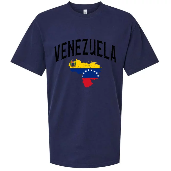 Venezuela Flag Throwback Sports Gift Sueded Cloud Jersey T-Shirt