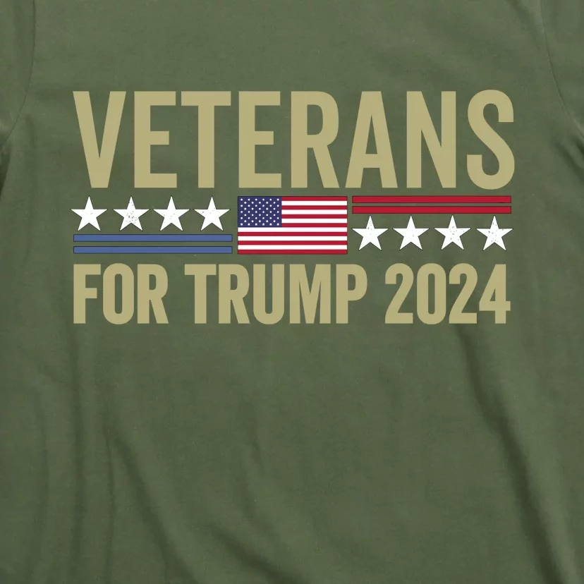 Veterans For Trump 2024 T-Shirt