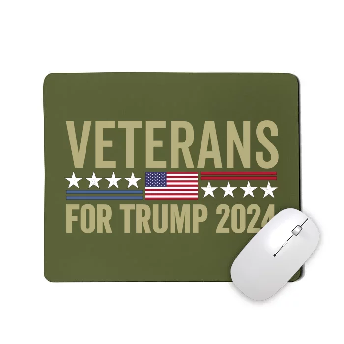 Veterans For Trump 2024 Mousepad