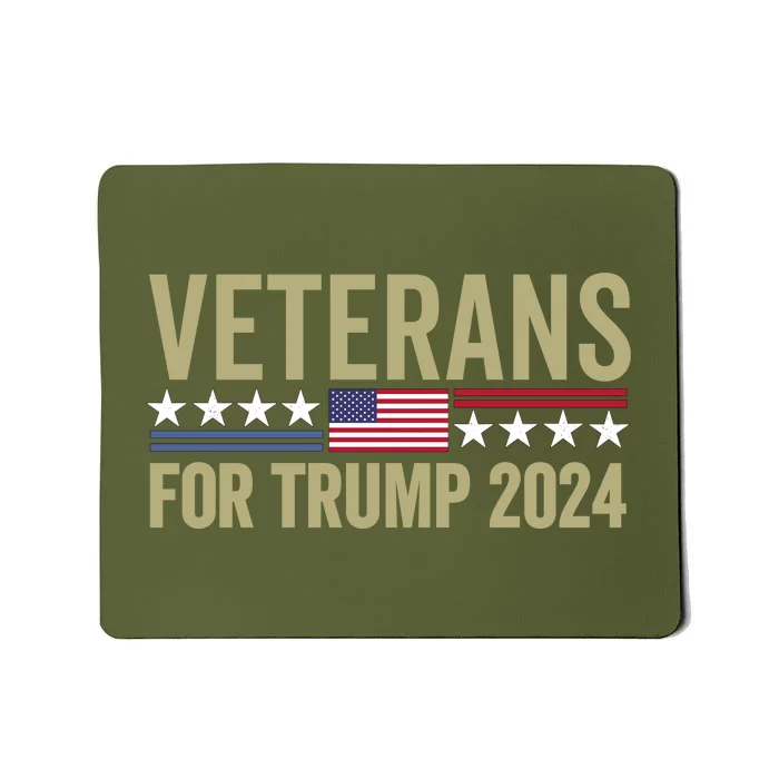 Veterans For Trump 2024 Mousepad