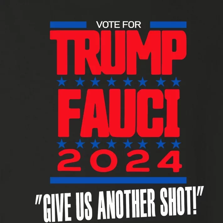 Vote For Trump Fauci 2024 Give Us Another Shot Toddler Long Sleeve Shirt