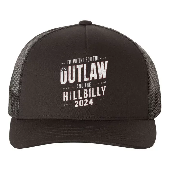 Voting For The Outlaw And The Hillbilly 2024 Yupoong Adult 5-Panel Trucker Hat