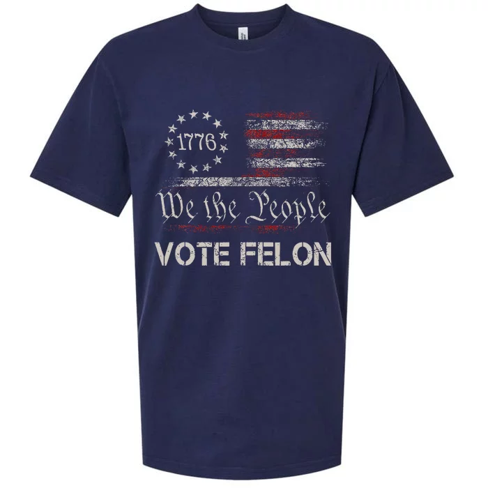 Vote Felon Trump 2024 45 And 47 Vote For The Felon Sueded Cloud Jersey T-Shirt