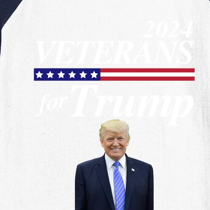 Veterans For Trump 2024 Conservative Republican Trump 2024 Gift Baseball Sleeve Shirt