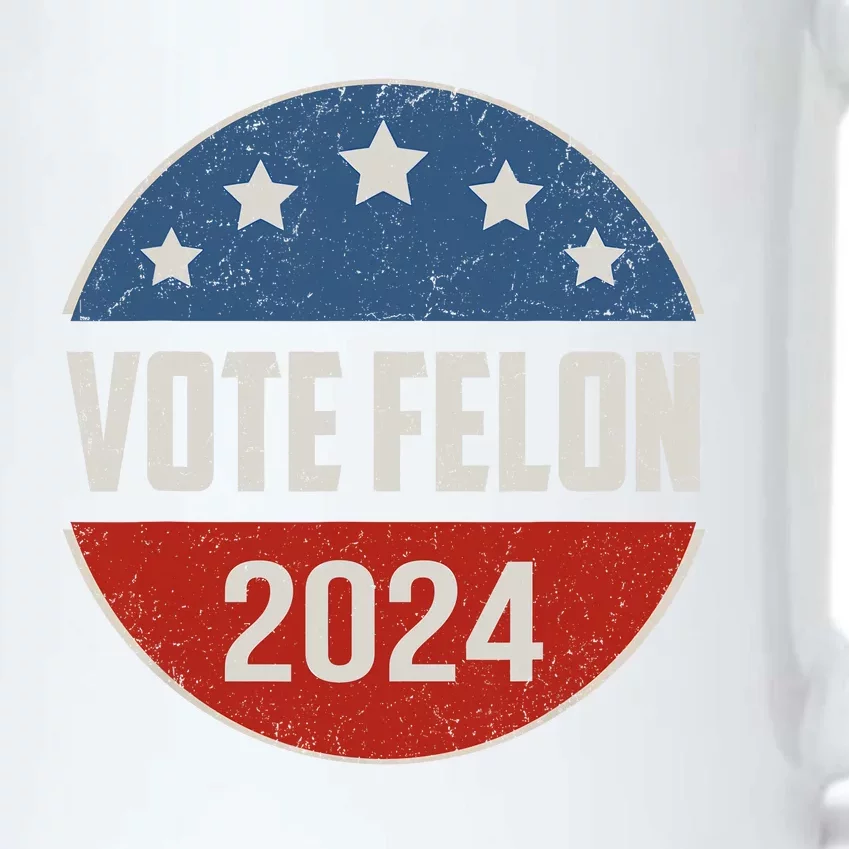 Vote Felon Trump 2024 45 And 47 Funny Vote For The Felon Black Color Changing Mug