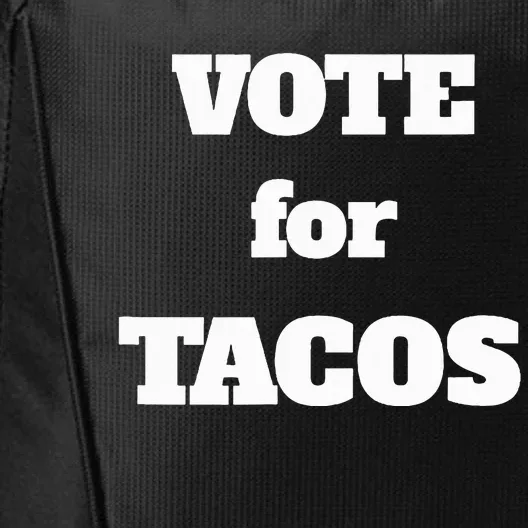 Vote For Tacos City Backpack