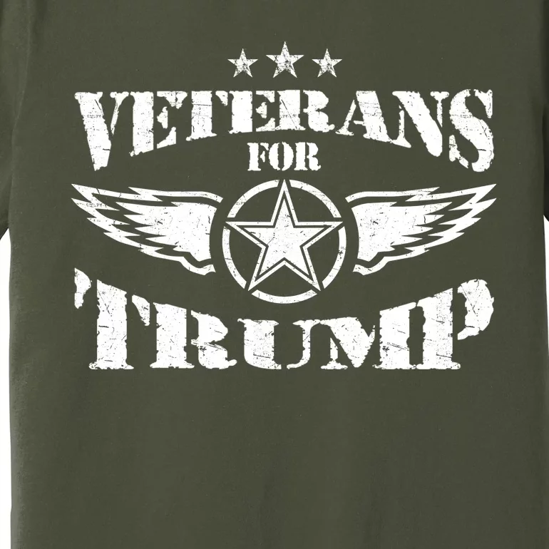 Veterans For Trump 2024 Premium T-Shirt