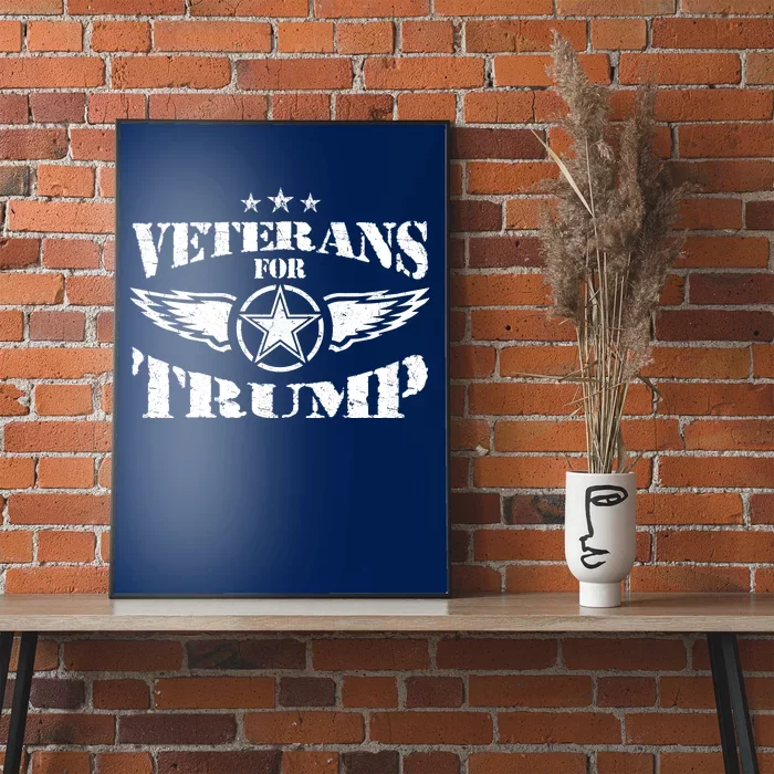 Veterans For Trump 2024 Poster