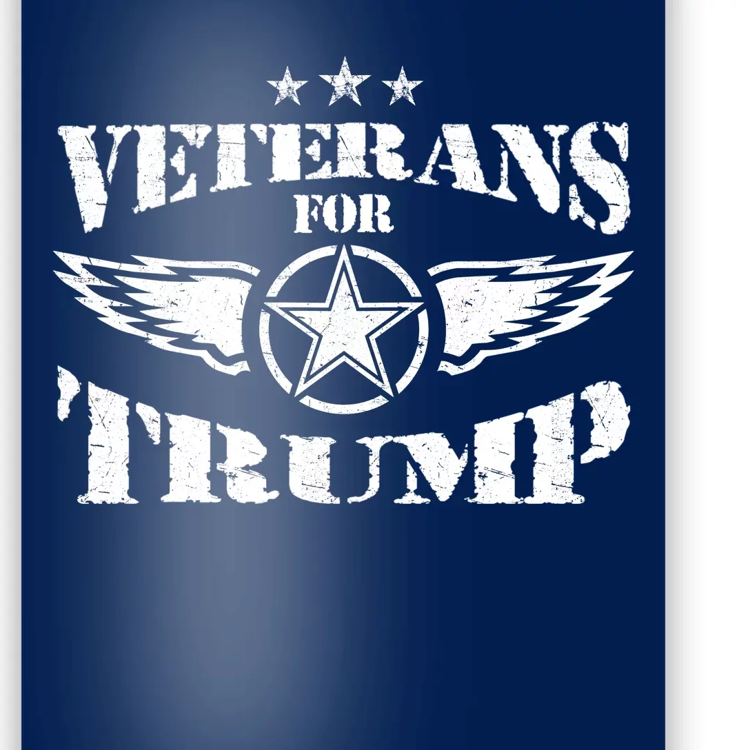 Veterans For Trump 2024 Poster