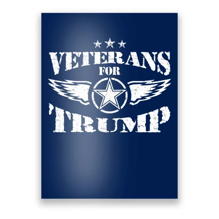 Veterans For Trump 2024 Poster