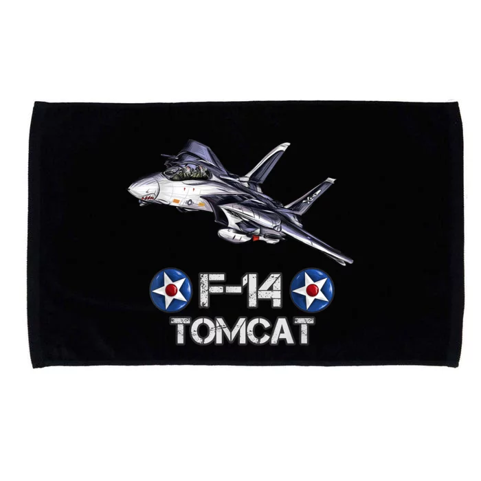 Vintage F14 Tomcat Fighter Jet Military Aviation Microfiber Hand Towel