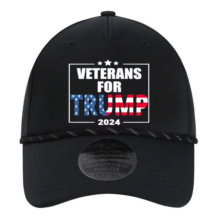 Veterans For Trump 2024 Pro American Troops Performance The Dyno Cap