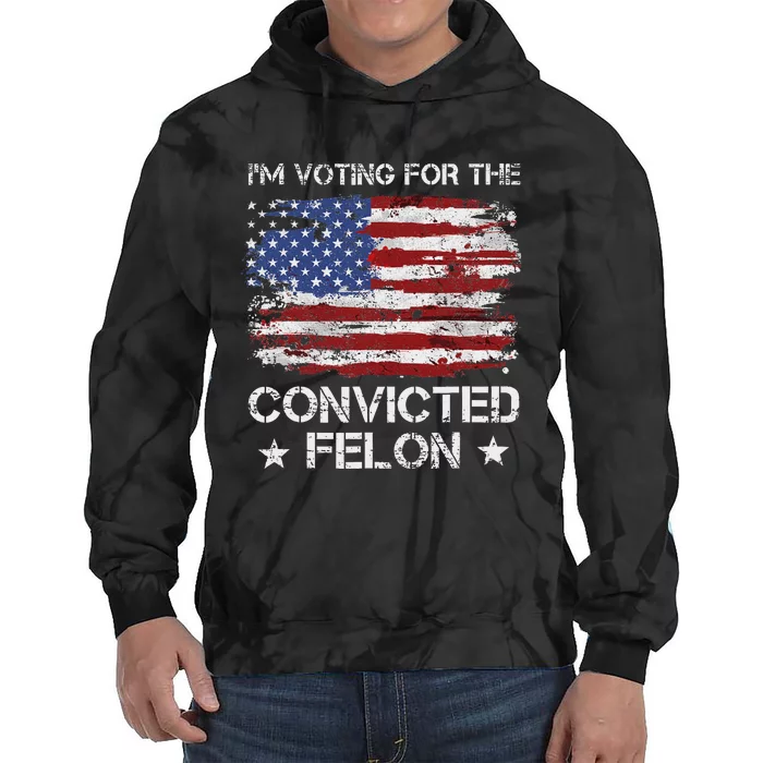 Voting For The Outlaw Not The Sniffer Tie Dye Hoodie