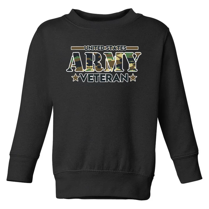 Veteran For United States Army Veteran Toddler Sweatshirt