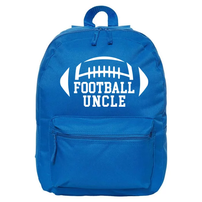 Vintage Football Uncle Game Day Season Family Football Gift 16 in Basic Backpack