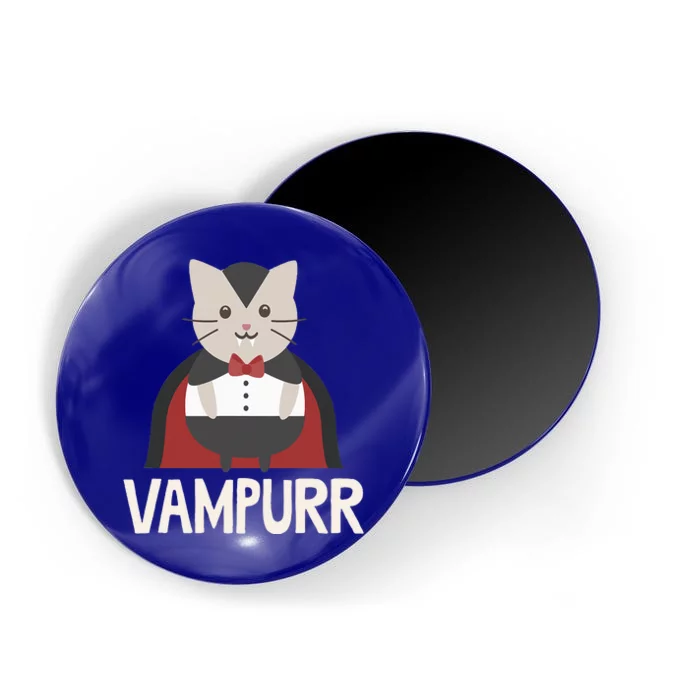 Vampurr Funny Vampire Cat Halloween Magnet