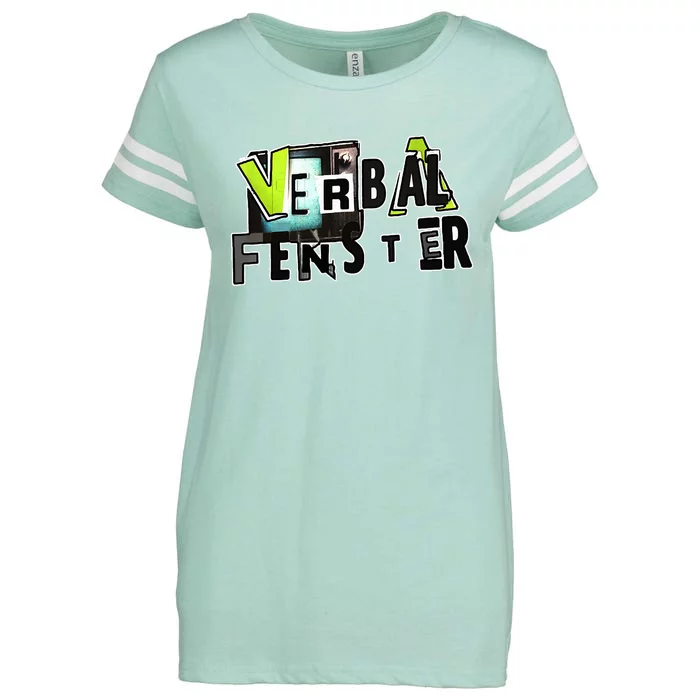 Verbal Fenster Enza Ladies Jersey Football T-Shirt