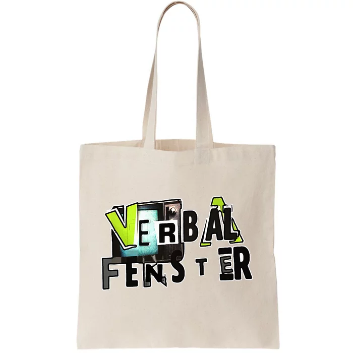 Verbal Fenster Tote Bag