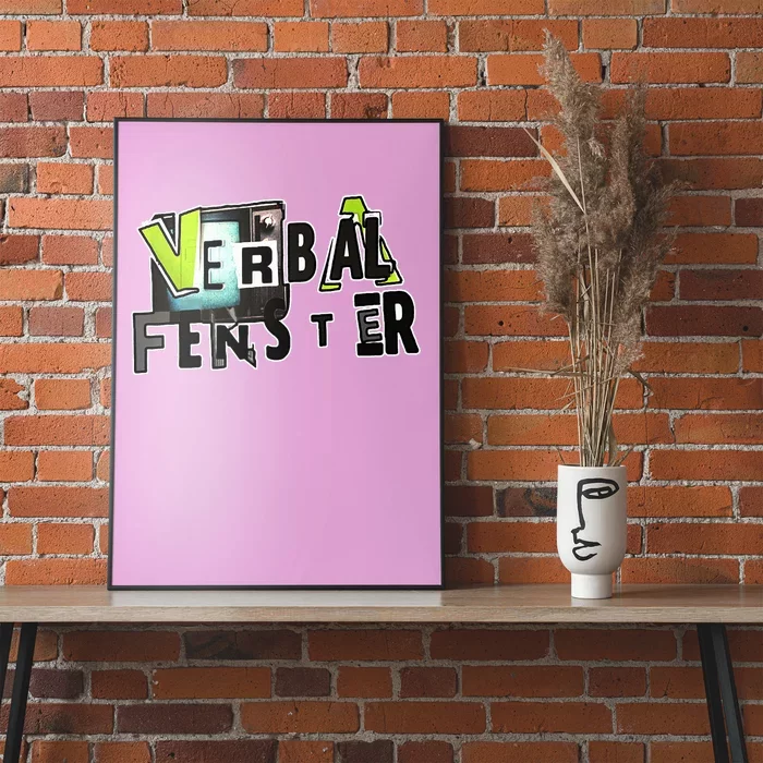 Verbal Fenster Poster