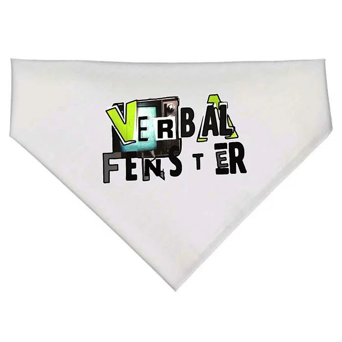 Verbal Fenster USA-Made Doggie Bandana