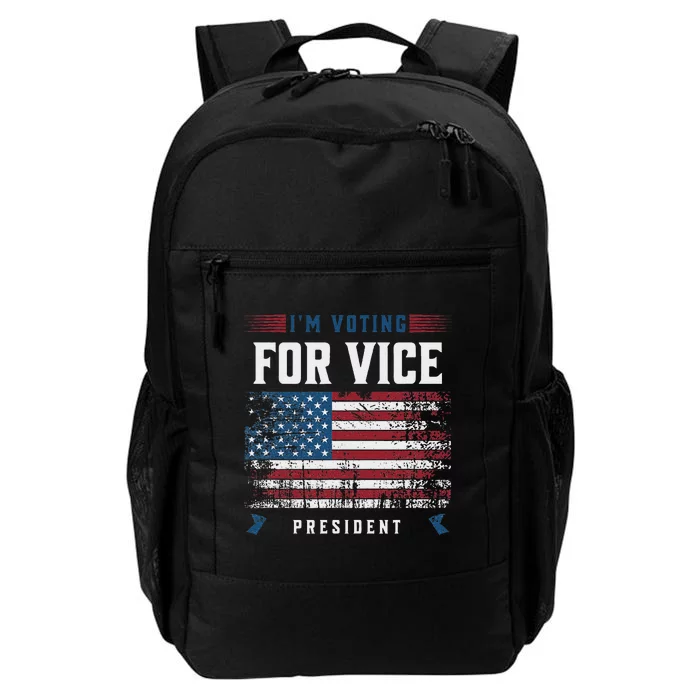 Voting For Vice President Trump 2024 Humor Daily Commute Backpack