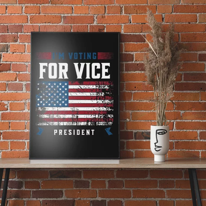 Voting For Vice President Trump 2024 Humor Poster