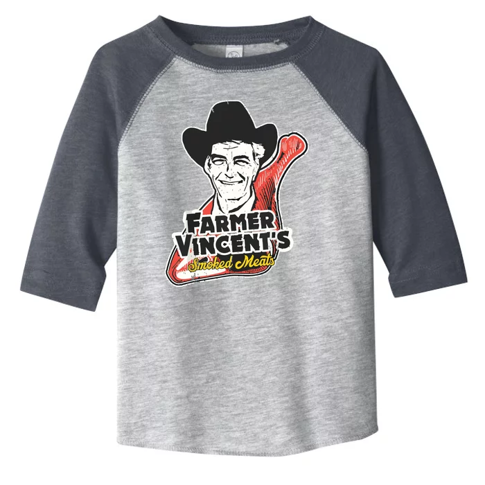 Vintage Farmer Vincents Smoked Meat Motel Hell Fan Art Toddler Fine Jersey T-Shirt