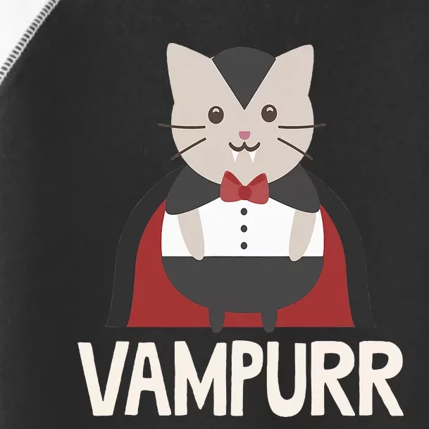 Vampurr Funny Vampire Cat Halloween Gift Toddler Fine Jersey T-Shirt