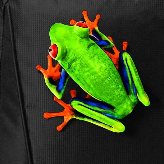 Vibrant Frog City Backpack