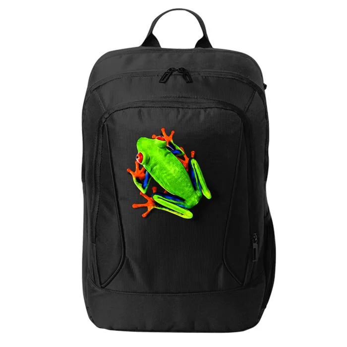 Vibrant Frog City Backpack