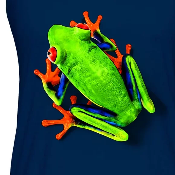 Vibrant Frog Ladies Essential Flowy Tank