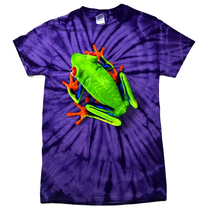 Vibrant Frog Tie-Dye T-Shirt